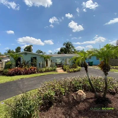 Quick Scope Landscaping Logo