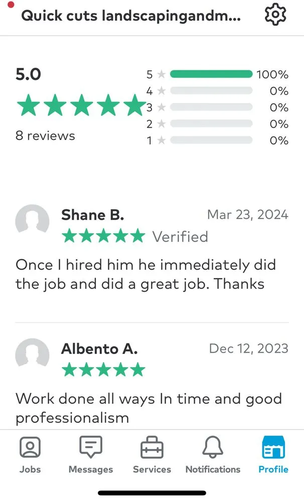 Trusted lawn mowing service for residential properties in Brownsville, TX by QuickCuts Landscaping