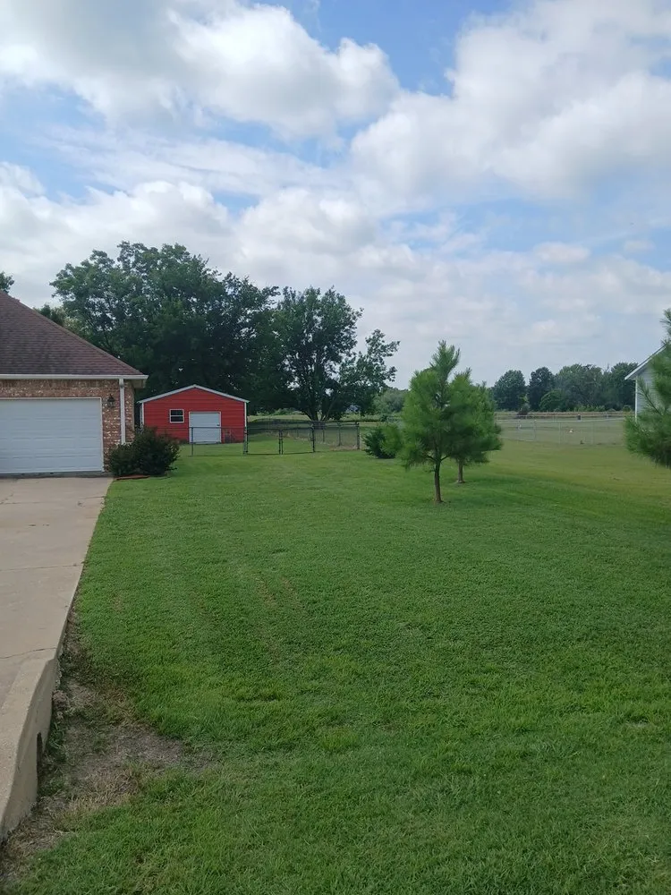 Professional landscape installation in Wagoner, OK by Quicker Crew