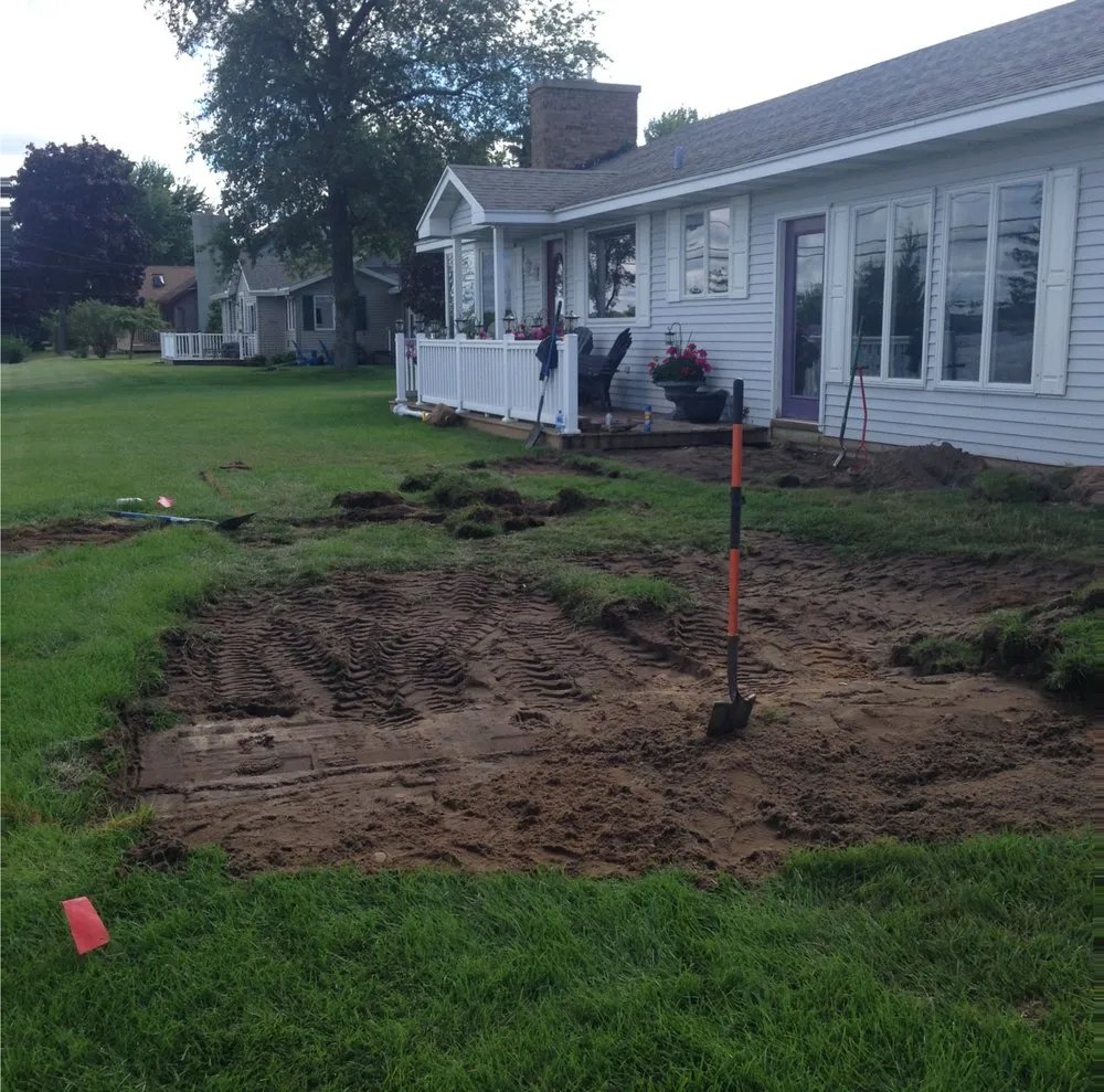 Local residential landscaping with custom design across Cadillac, MI - Quicklawn Hydroseeding