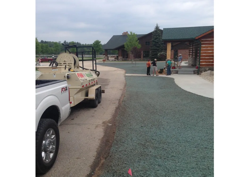 Expert landscaping services with custom design in Cadillac, MI by Quicklawn Hydroseeding