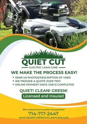 Quiet Cut Electric Lawn Care Logo