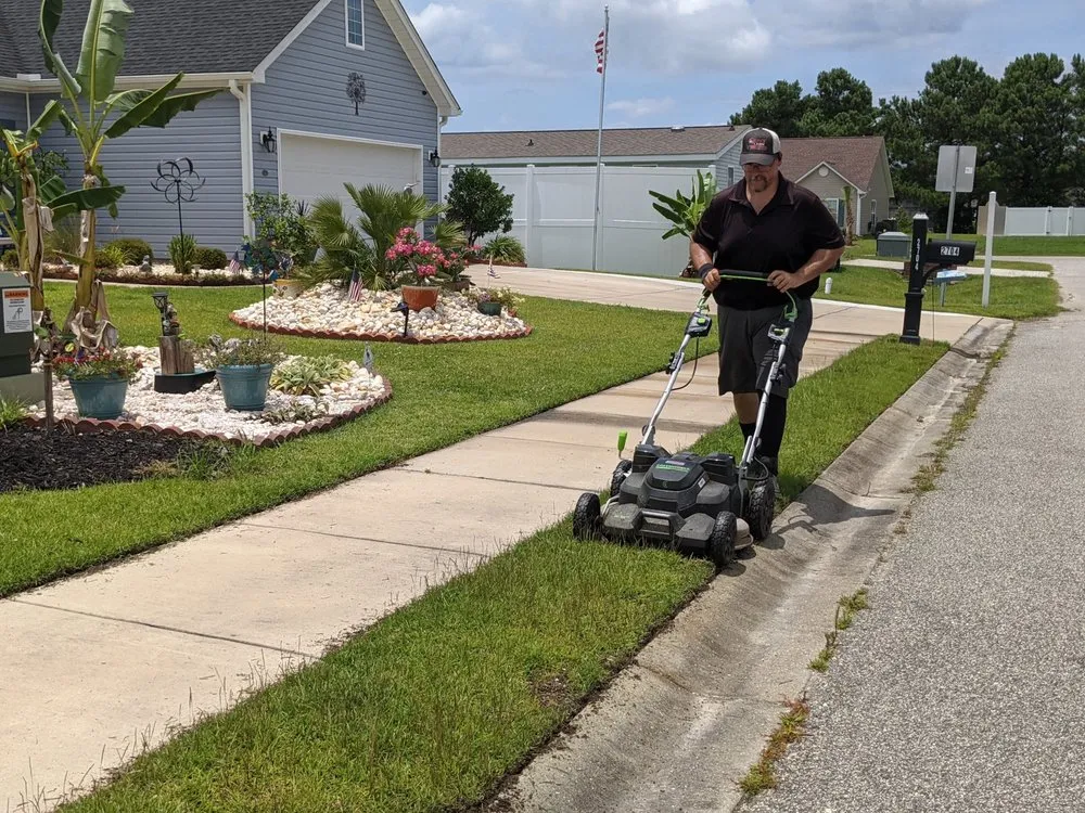 Expert outdoor landscaping for beautiful yards in Longs, SC by Quiet Lawn