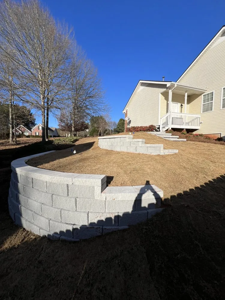 Expert landscape installation for homes in Winder, GA by Quiett Scapes