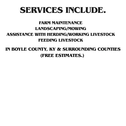 Affordable lawn mowing service for residential properties in Danville, KY by Quinns Farm Services