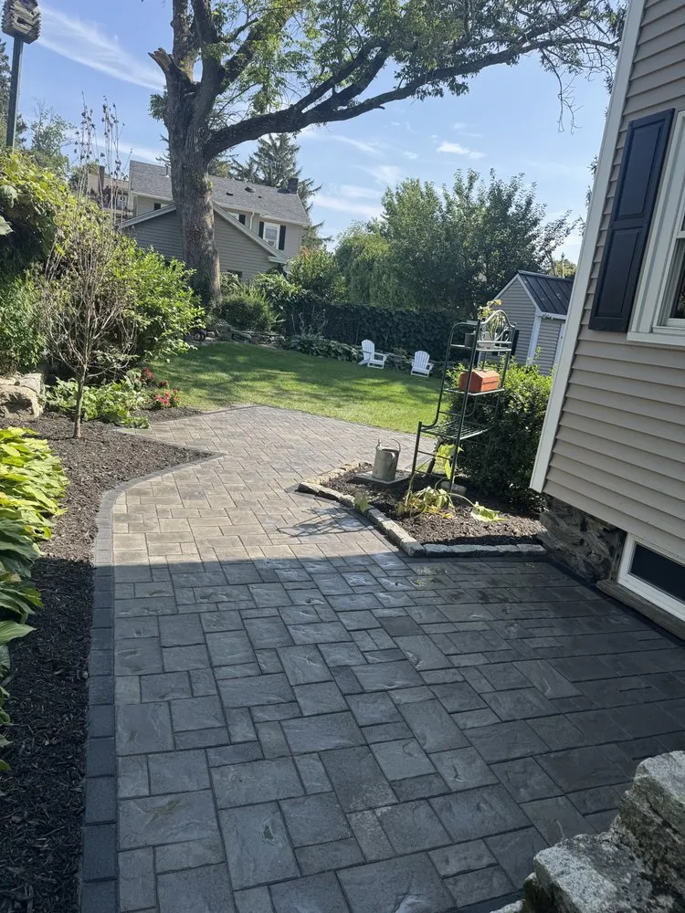 Affordable landscape installation in Worcester, MA by Quinns Landscaping
