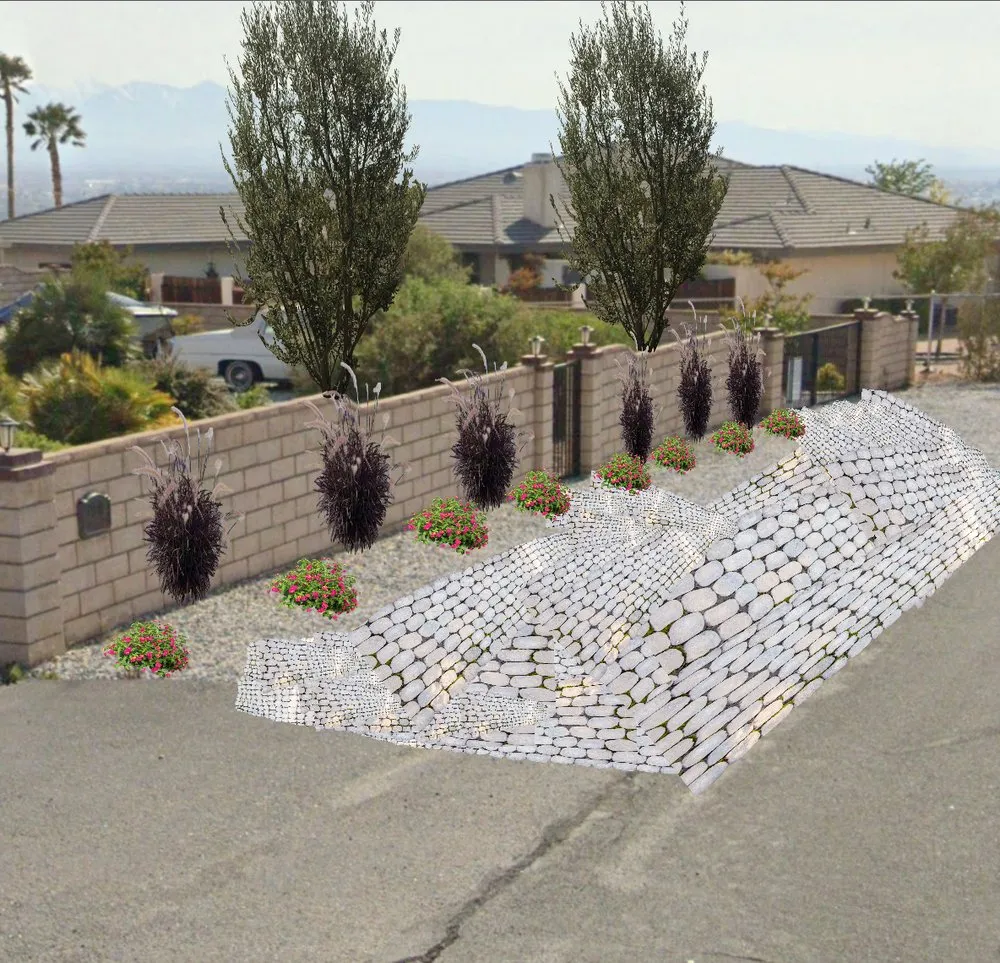 Custom landscape installation for beautiful yards in Victorville, CA by Quintero's Landscape Services