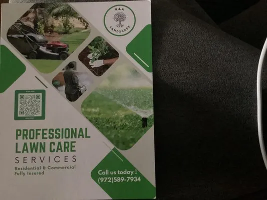 R & A Landscape Logo