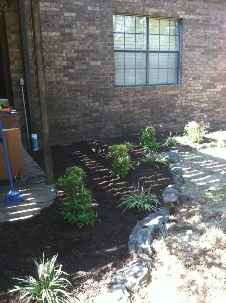 Custom landscape design in Greenbrier, AR by R & A Property Maintenance
