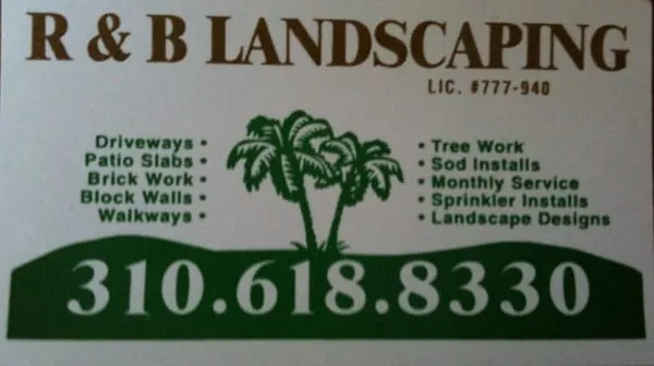 R & B Landscaping Logo