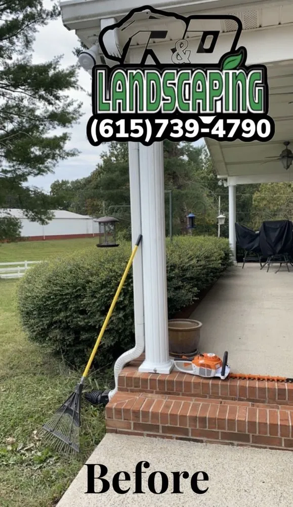 Custom yard maintenance for outdoor upgrades across Springfield, TN - R & D Landscaping