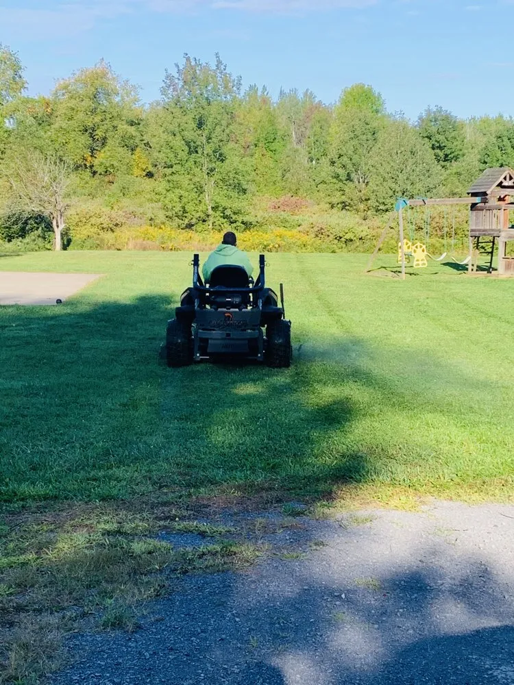 Trusted yard cleanup service with custom design across Oswego, NY - R & D Property Maintenance