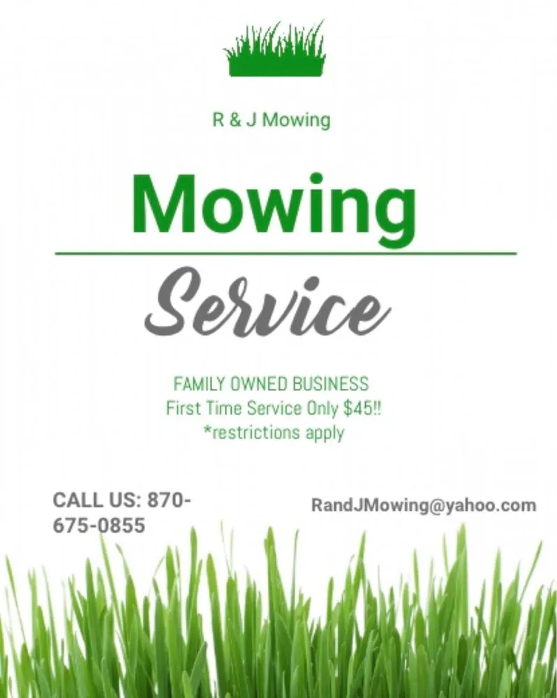 Trusted yard maintenance in Camden, AR - R & J Mowing Service
