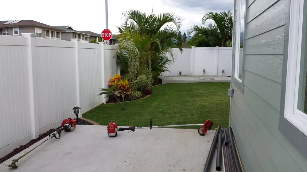 Custom landscape installation for homes across Ewa Beach, HI - R & J Yard Service