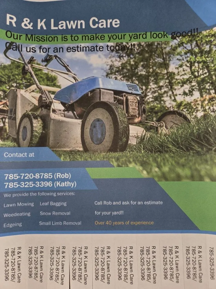 Trusted outdoor landscaping in Junction City, KS by R & K Lawn Care