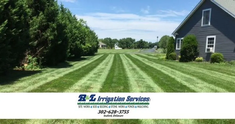 Trusted yard cleanup service with custom design in Seaford, DE by R & L Irrigation Services