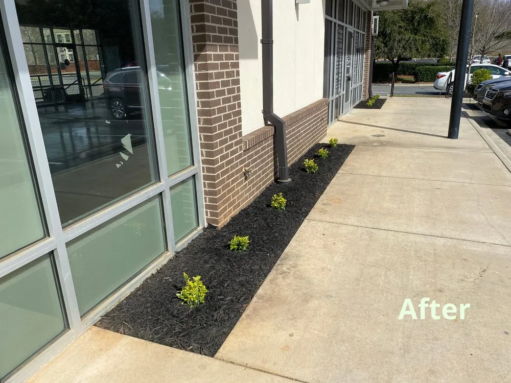 Professional landscape installation for residential properties in Concord, NC by R & N Landscaping Service