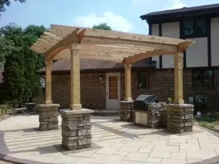 Custom landscaping services for residential properties across Franksville, WI - R & R Enterprises