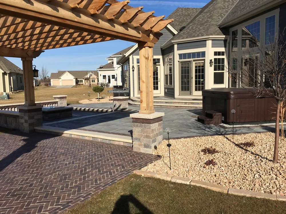 Professional residential landscaping in Franksville, WI - R & R Enterprises
