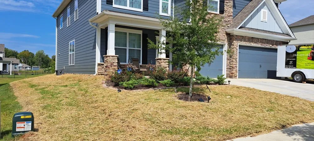 Custom landscape design for year-round maintenance in Davidson, NC by R & R Lawn Care