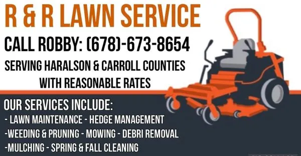 R & R Lawn Care Logo