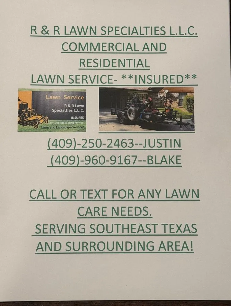Local garden landscaping for beautiful yards in Orange, TX by R & R Lawn Specialties
