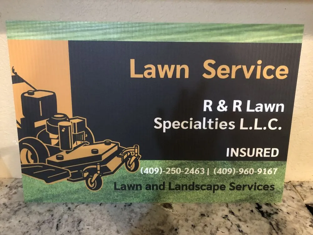 Reliable yard maintenance experts serving Orange, TX - R & R Lawn Specialties