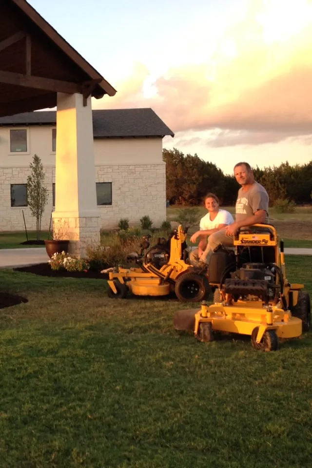 Local yard cleanup service for residential properties in Austin, TX by R & R Quality Lawn Care