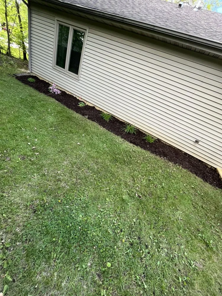 Local lawn mowing service with custom design across Fort Wayne, IN - R & Z landscaping