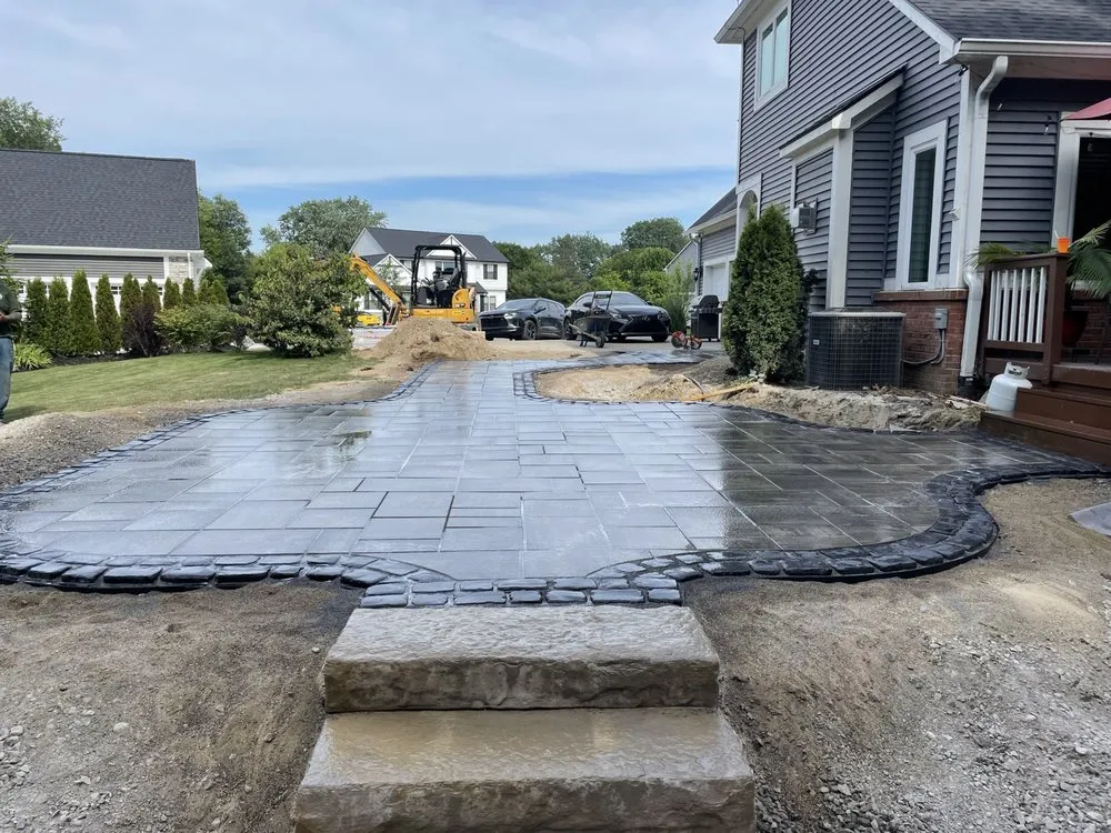 Affordable residential landscaping with custom design in Flint, MI by R A Hardscape