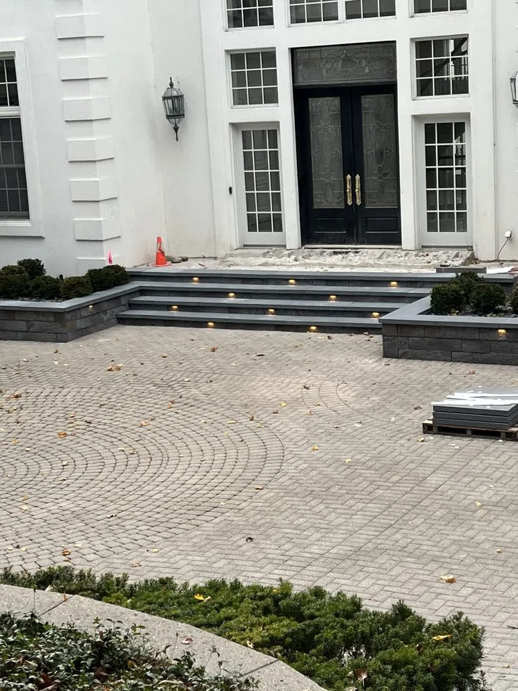Expert yard cleanup service with custom design in Flint, MI by R A Hardscape