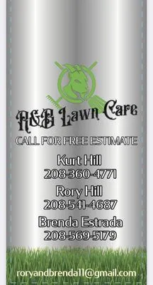 R and B Lawn Care Logo