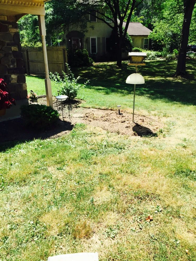 Professional garden landscaping in Levittown, PA by R and J Property Maintenance