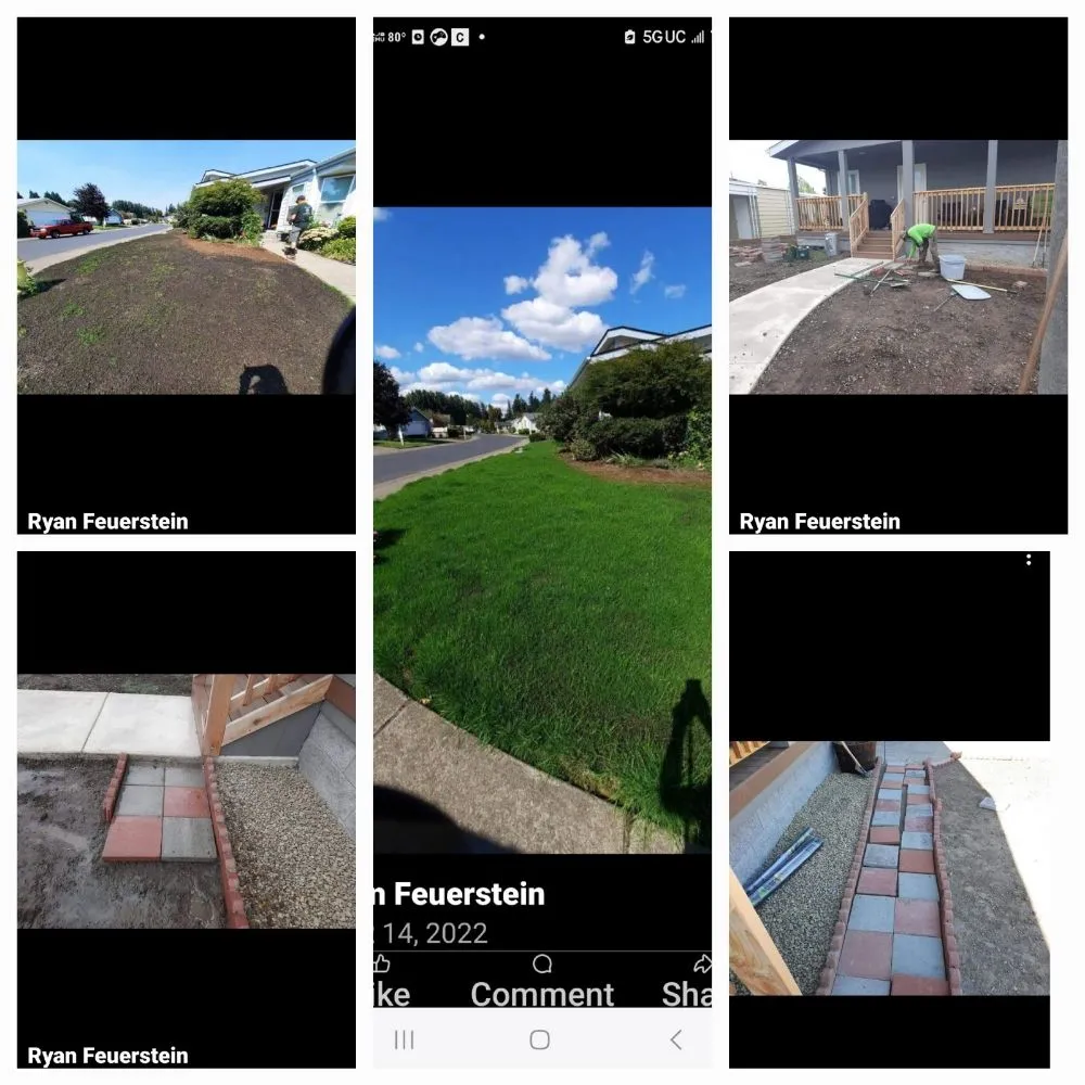 Custom landscape design with custom design across Junction City, OR - R and M Landscapes N Designs