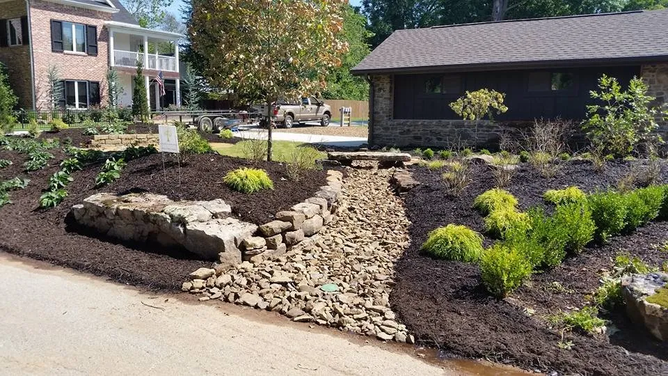Expert yard cleanup service for year-round maintenance in Bentonville, AR by R Blake's Landscaping