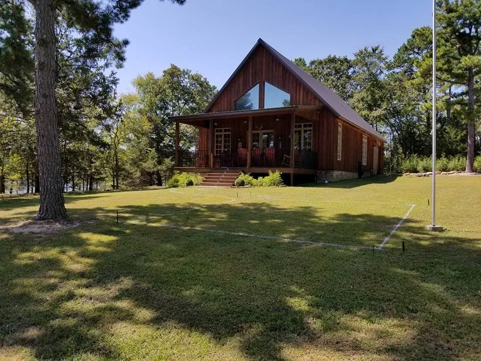 Custom landscape installation in Bentonville, AR by R Blake's Landscaping