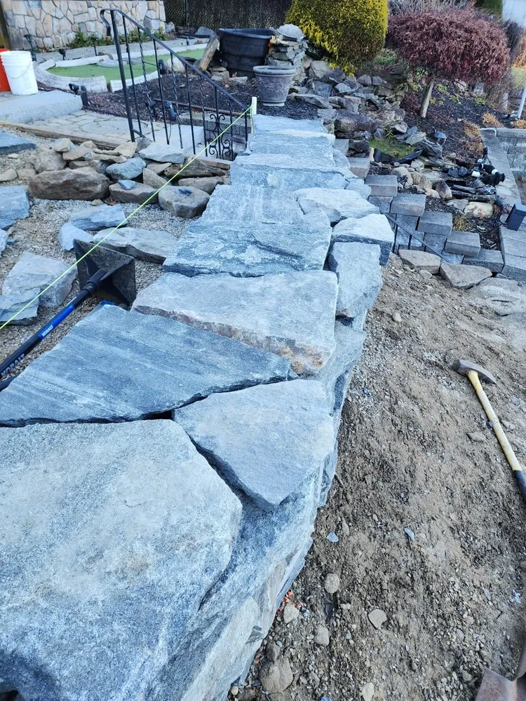 Custom garden landscaping in North Brookfield, MA by R Faith Enterprises