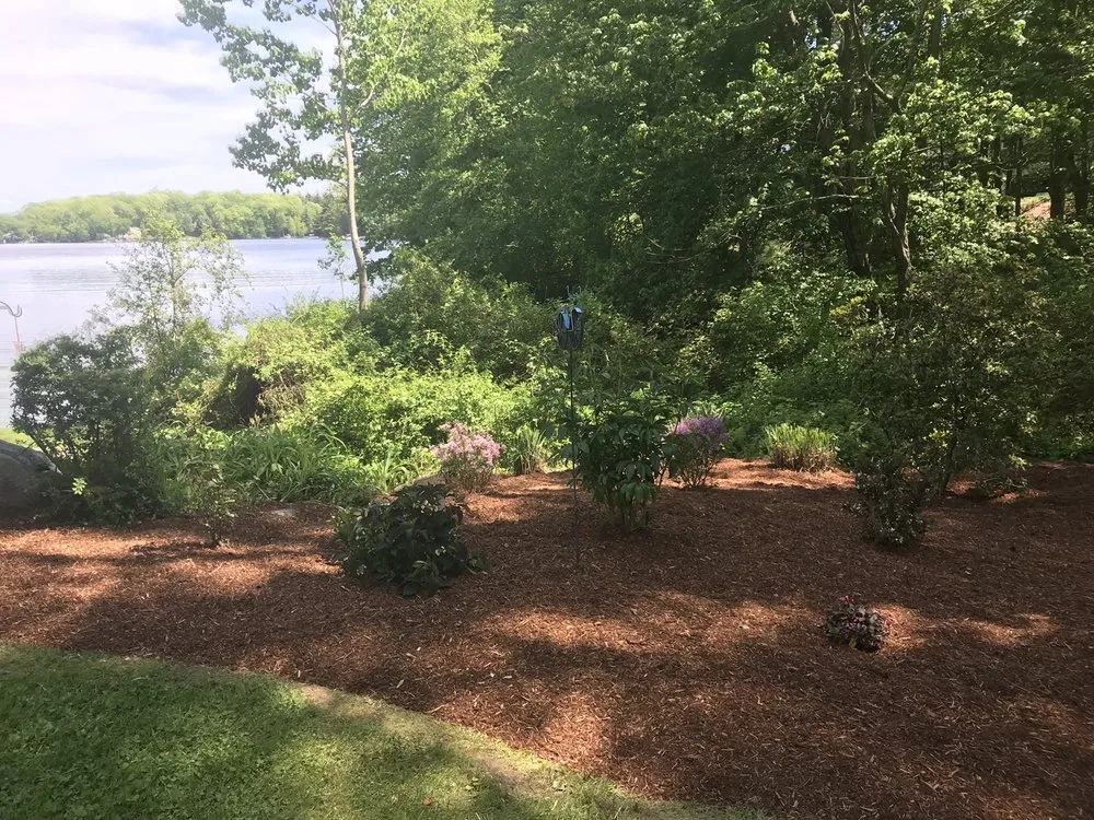 Expert landscape installation with custom design in North Scituate, RI by R. J. Lawncare