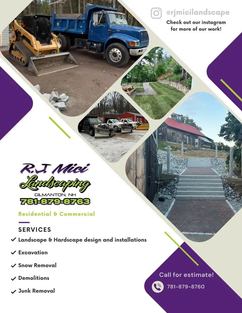 Trusted yard cleanup service for residential properties in Gilmanton, NH by R J Mici Landscaping