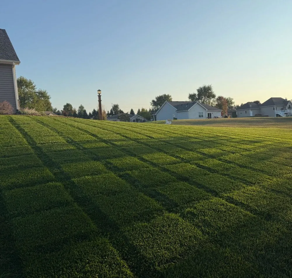 Local lawn mowing service for homes in Goshen, IN by R Landscaping