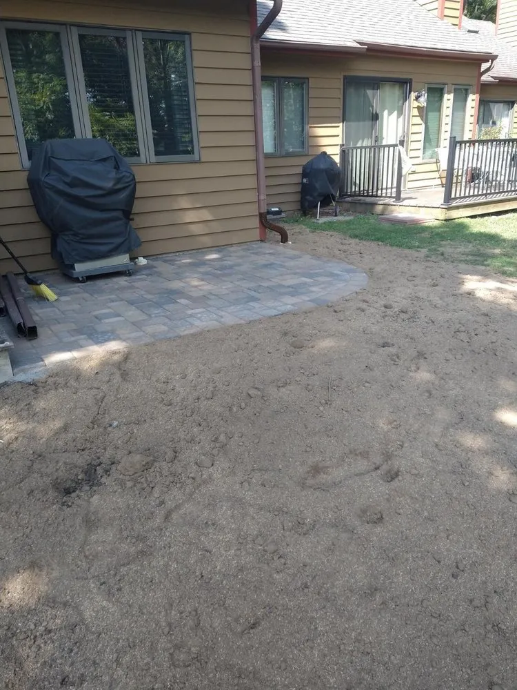 Expert yard cleanup service with custom design in Scales Mound, IL by R Landscaping