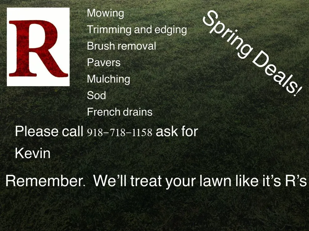 Affordable residential landscaping with custom design in Wagoner, OK by R lawns and landscaping