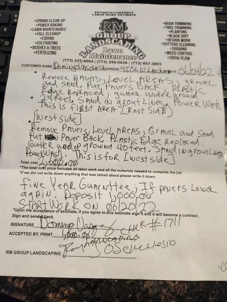 Custom outdoor landscaping experts serving Chicago, IL - R M Landscaping