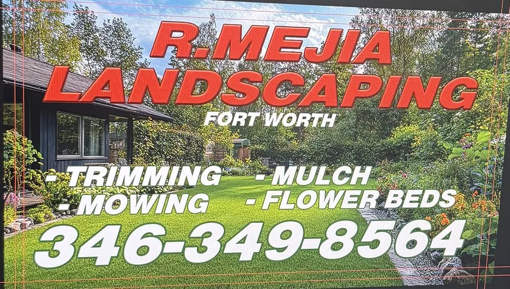 Affordable yard maintenance in Fort Worth, TX by R Mejia Landscaping