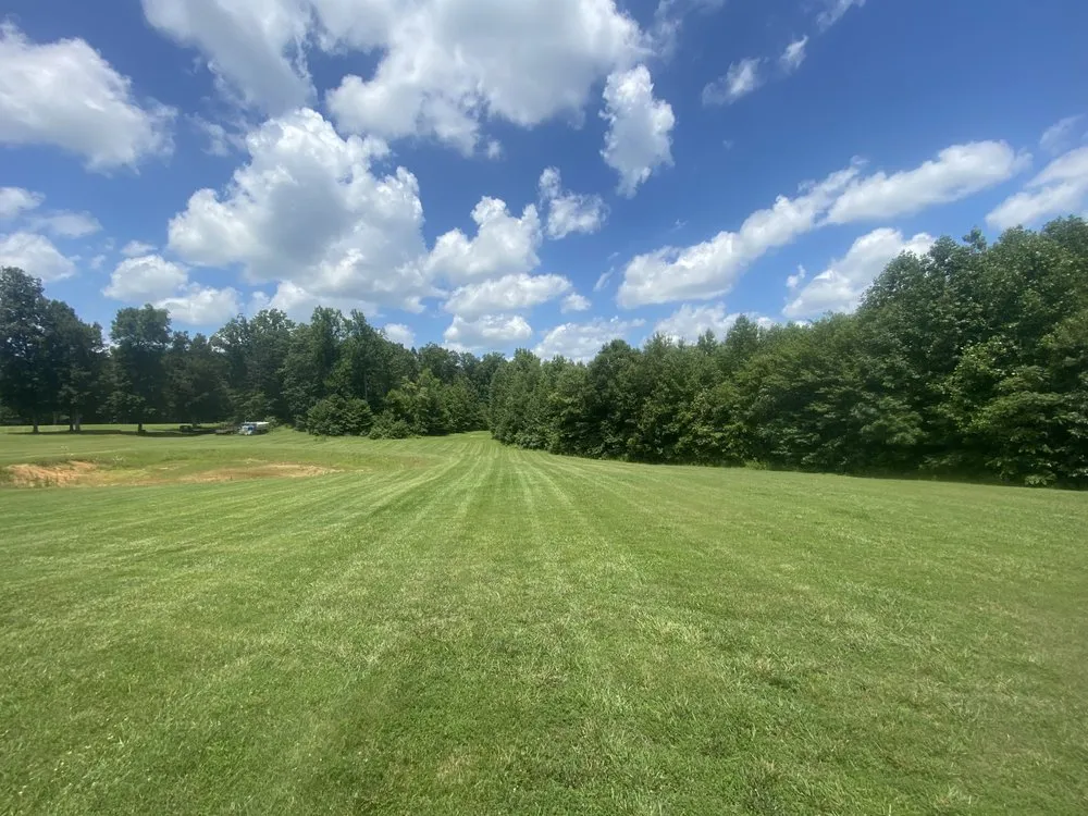 Custom yard cleanup service with custom design in Manchester, TN by R n B Lawn Service