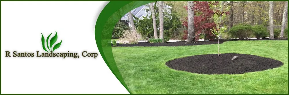 Professional lawn mowing service with custom design in Mastic, NY by R Santos Landscaping