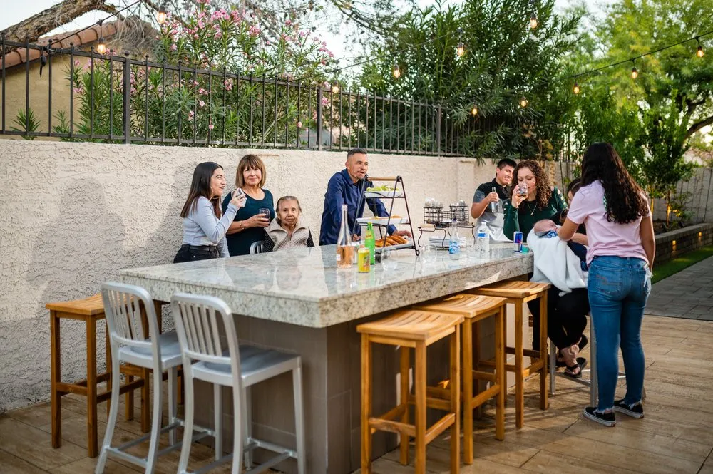 Local lawn mowing service for outdoor upgrades in Las Vegas, NV by R-Scapes