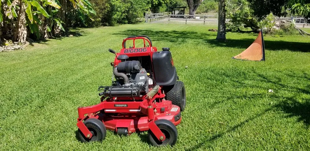 Professional yard cleanup service for year-round maintenance in Davie, FL by R3-Rappold & Sons Lawn and Landscaping