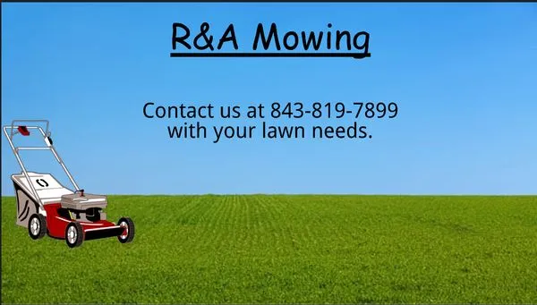 R&A Mowing Logo