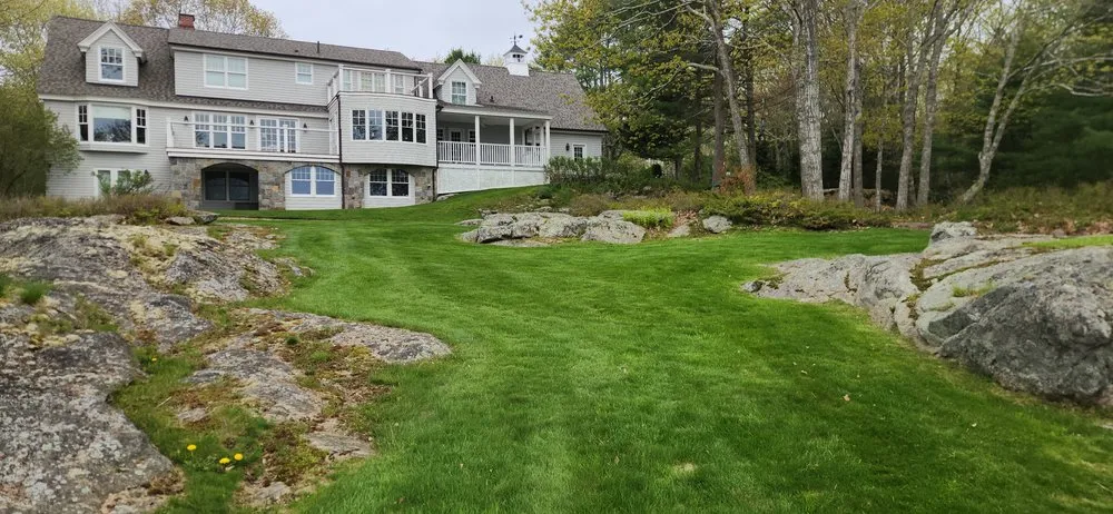 Expert lawn mowing service with custom design across Winthrop, ME - RA Mowing